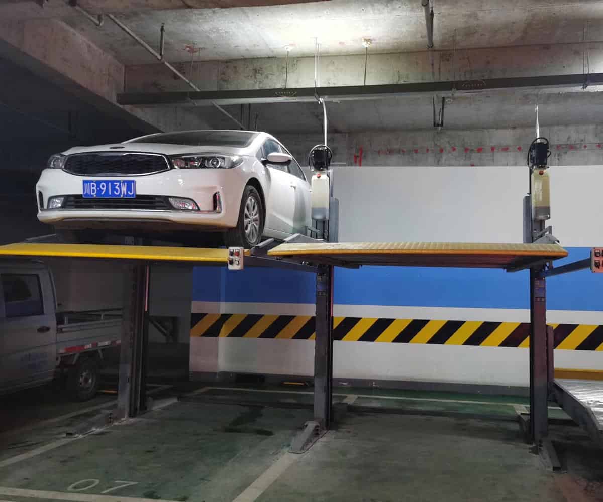兩層升降式機械停車租用